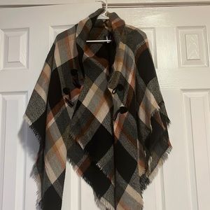 Apt. 9 cozy sweater poncho! Very warm and cozy!